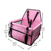 Pet Dog Car Seat Waterproof Basket Waterproof Dog Seat Bags Folding Hammock Pet Carriers   Bag For Small Cat Dogs Safety Travel