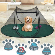 Pet Soft Dog Cat Outdoor Enclosure Portable Cage Play Net Folding Tent For Cats Pet Puppy Net Tents Dog House Dog Cage