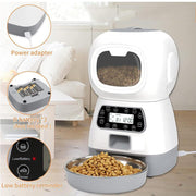 Automatic Pet Smart Food Dispenser, Smart Pet Food Dispenser With App Control, Wi-Fi Automatic Enabled Automatic Feeder For Dogs - Preppypetslife