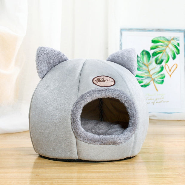 Deep Sleep Comfort In Winter Bed, Premium Felt Cat Bed Cave - Preppypetslife