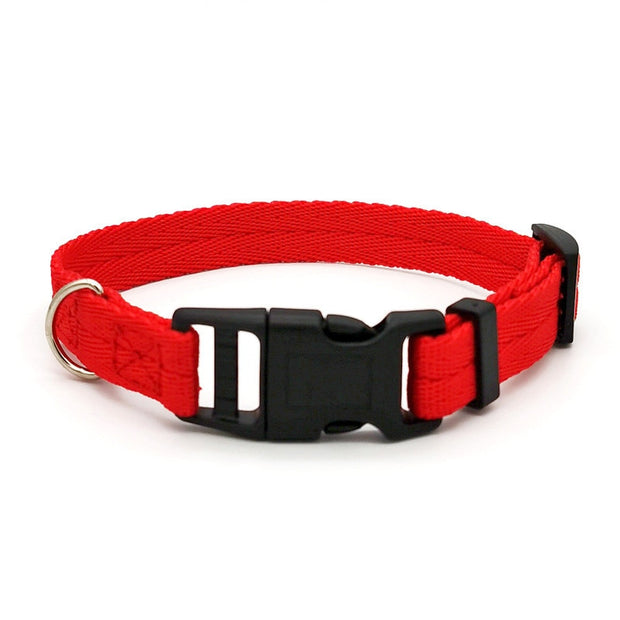Nylon Webbing Dog Collar, Classic Webbing Adjustable Dog Collar, Soft And Smooth Dog Collars - Preppypetslife