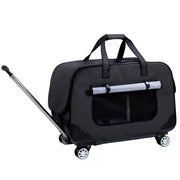 Detachable Pet Stroller Cat Dog Carrier 4 Wheels Folding trolley Breathable Large Capacity Luggage Stroller Load Bearing 15kg
