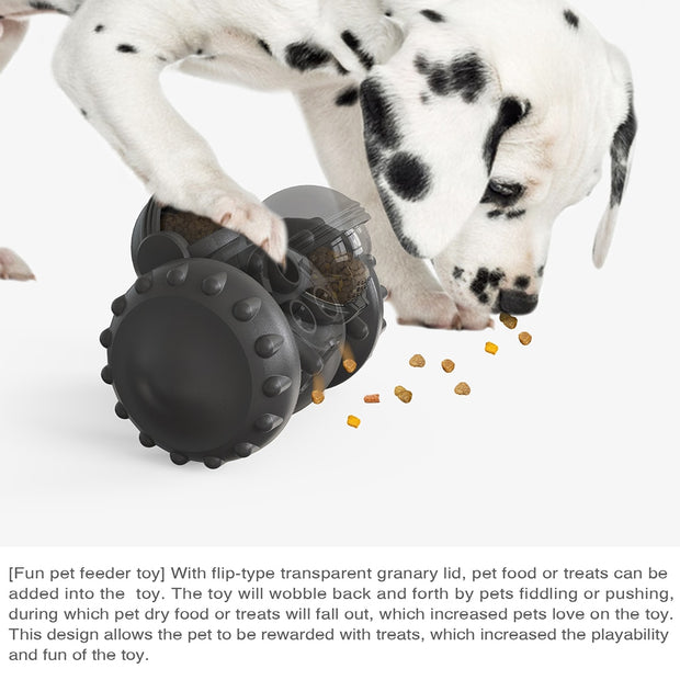 Dog Tumbler Interactive Toys, Dog Leaky Food Tumbler Toy, Slow Feeder Toys For Dogs - Preppypetslife